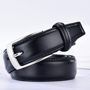 Classic Leather Belt For Men Luxury Business Male Cowhide Leather Belts 3.0 CM Casual Pin Buckle Belt For Men Dropshipping