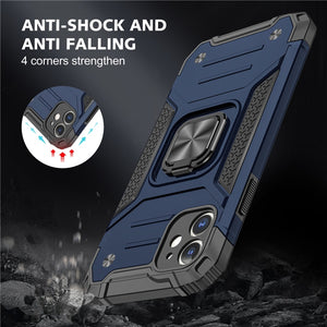 Magnetic Metal Ring Stand Holder Phone Cover For iPhone 12 11 13 Pro Max Case Coque for iPhone Xs Max XR X 8 7 6 6s Plus SE 2020